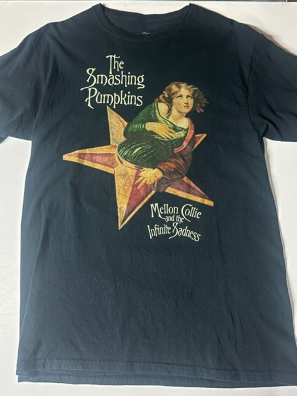 Smashing Pumpkins Mellon Collie Mens Size Medium Band Tee Shirt Black